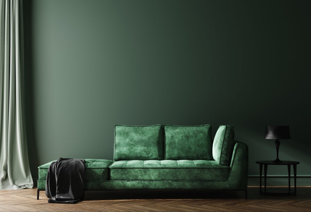 Statement green furniture